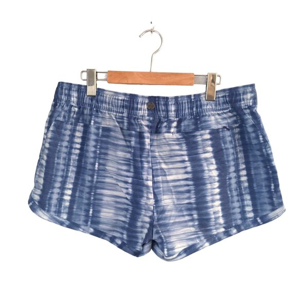 Prana Mariya Active Swim Shorts Organic Recycled Summer Beach Blue Grey UPF 50 - Picture 4 of 8